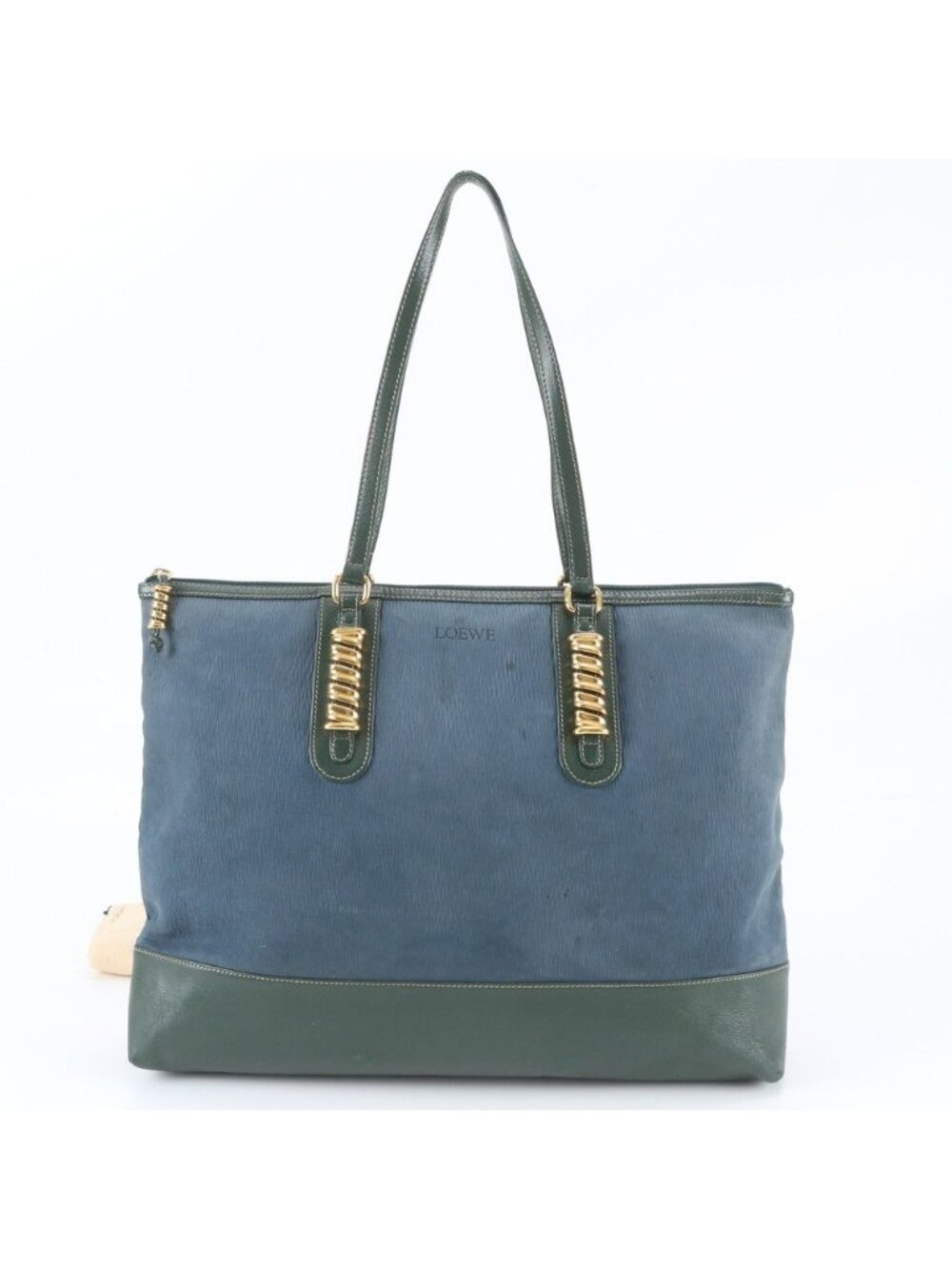Loewe Velazquez Leather Tote Bag Shoulder Handle
